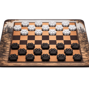 Paws of the Kingdom mini Checkers Set
